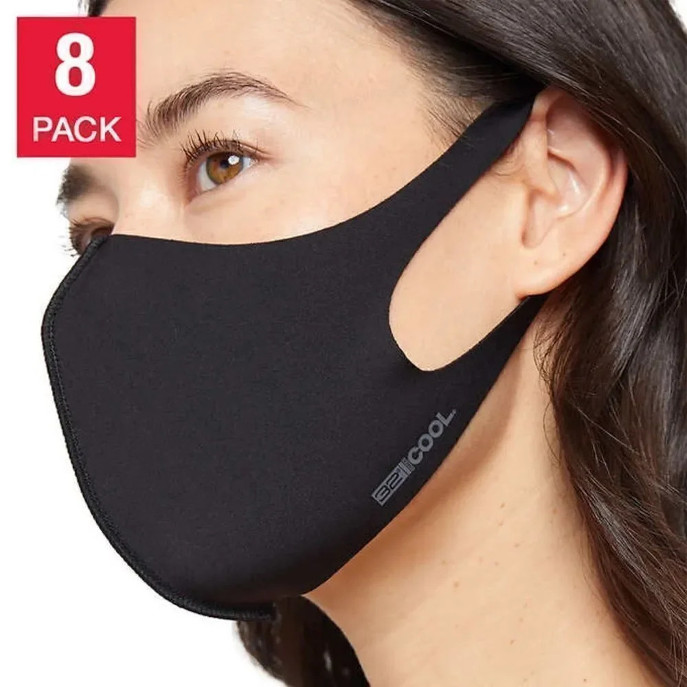 😍32 Degrees Adult Unisex Face Cover, 8-pack Regular Size/Medium